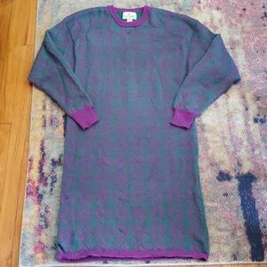 Vintage Millma 100% Alpaca Sweater Dress Size M